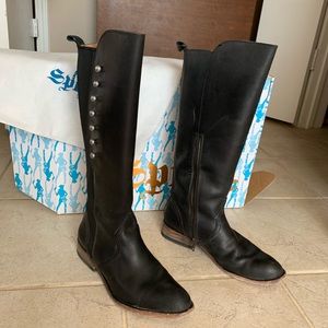 Spirit by Lucchese Black Riding Boots